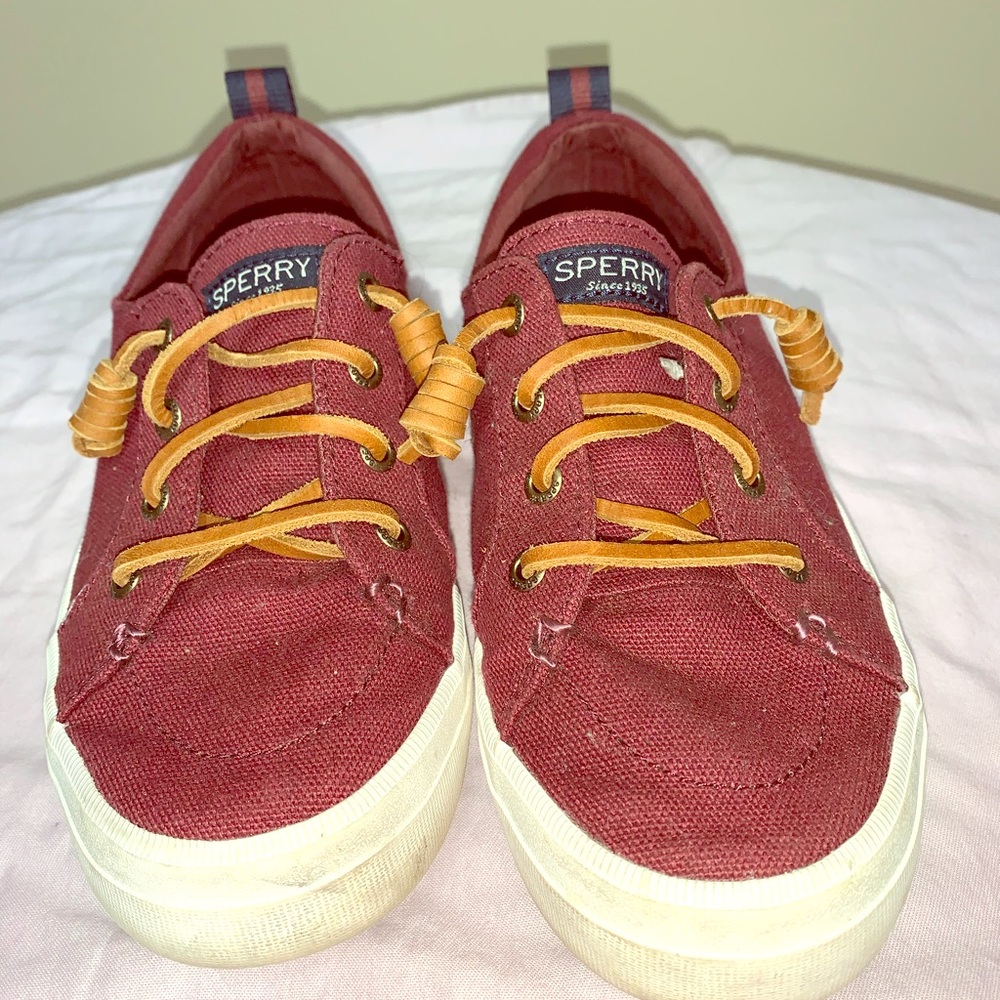 Women’s Maroon Sperries